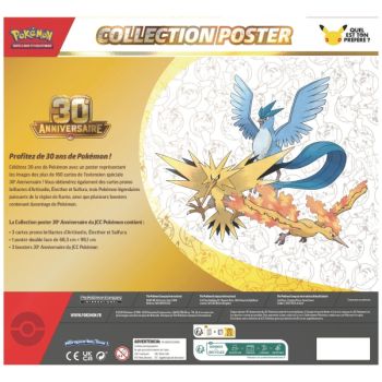 30e Anniversaire - Collection Poster - Pokémon - FR