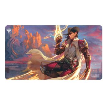 Tapis de Jeu - MTG Les hors-la-loi de Croisetonnerre Kellan, the Kid Key Art Standard Gaming Playmat