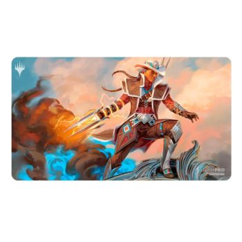 Tapis de Jeu - MTG Les hors-la-loi de Croisetonnerre Annie Flash, The Veteran Standard Gaming Playmat Key Art