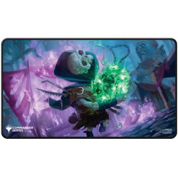 Tapis de Jeu - MTG Commander Series - Release 4 - Three Color Shard - Q4 2024 Black Stitched Playmat Tinybones - Fan Vote