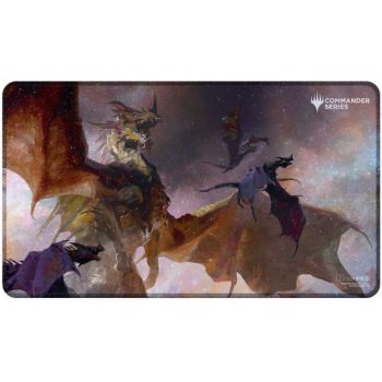 photo Tapis de Jeu - MTG Commander Series #5 - Three Color Wedge - The Ur-Dragon HOLOFOIL Playmat