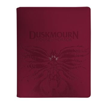 photo MTG Mornebrune Creepy Leather-Bound Set Symbol 9-Pocket Premium Zippered PRO-BINDER Classeur Portfolio