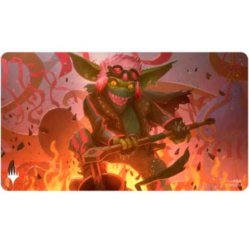 photo Tapis de Jeu - MTG Aetherdrift Redshift, Rocketeer Chief Playmat