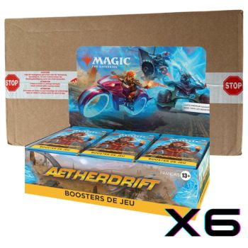 Item Aetherdrift DFT - Case de 6 Boites de Boosters de Jeu - Magic the Gathering
