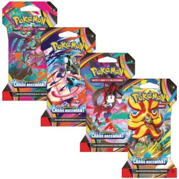 Artset [ME04] - Blister Boosters Chaos Ascendant - Pokémon - FR - Les 4 Illustrations ME04 - [ME4]