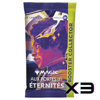 photo Aux Portes des Eternités - FR - Lot de 3 Booster Collectors - Magic the Gathering - EOE
