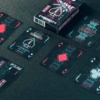 Bicycle - Carte de jeu Standard 56 pièces -  Cyberpunk Cyber City