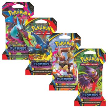 Artset [ME02] - Blister Boosters Flammes Fantasmagoriques - Pokémon - FR - Méga-Évolution [ME2]