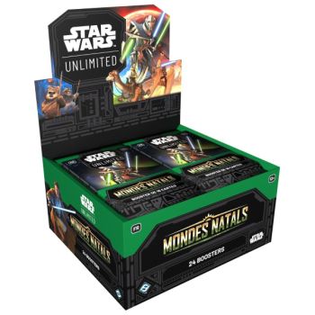 Boite de 24 Boosters - Mondes Natals - Star Wars Unlimited - FR - SWU9