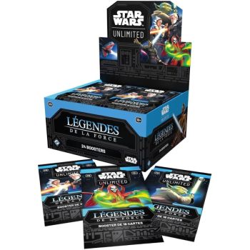 Boite de 24 Boosters - Star Wars Unlimited - FR - Légendes de la Force - SWU5