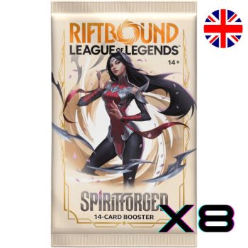 photo Booster Set 2 Spiritforged - Lot de 8 Paquets de 14 Cartes - EN - Riftbound : LoL TCG