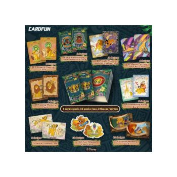 CardFun - Boîte de 10 Boosters - Disney : Le Roi Lion 30ème anniversaire - EN