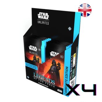 photo Case de 4 Boites Carbonites - Star Wars Unlimited - EN - Légendes de la Force - SWU5