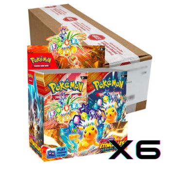 Item Case de 6 Display Étincelles Déferlantes  - Carton de 6 Boites de Boosters - FR - [SV8][EV08] - Pokémon