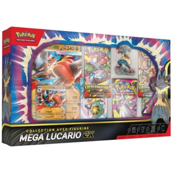 photo Coffret Collection Avec Figurine - Mega Lucario Ex - Pokémon - FR