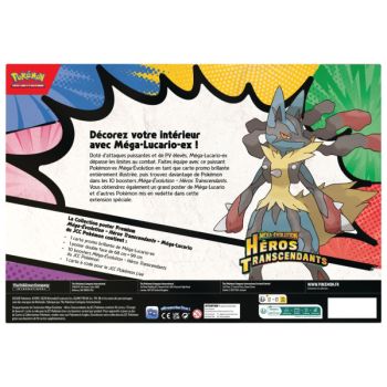 Coffret - Méga-Lucario - Premium Collection Poster - Héros Transcendants - FR - Pokémon [ME2.5]