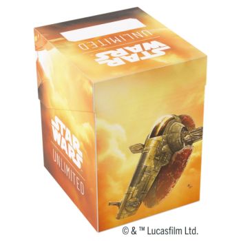 Deck Box - Gamegenic - Star Wars Unlimited - Soft Crate : Boba Fett/Fett's Firespray