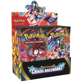 photo Display 36 Boosters Pokémon Chaos Ascendant - Boîte de Boosters [ME04] [ME4]