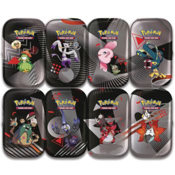 Display de 8 Mini Tin - Foudre Noire & Flamme Blanche - FR - [SV10.5][EV10.5] - Pokémon