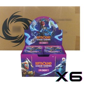 Display Set 3 Déchainés - Case Scellée de 6 Boites - FR - Riftbound : LoL TCG