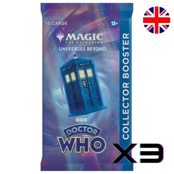 photo Doctor Who - EN - Lot de 3 Boosters Collectors - Magic the Gathering Univers Beyond
