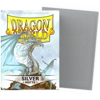 Dragon Shield - 100 Protège cartes - Sleeves - Standard Matte - Argent