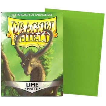 Dragon Shield - 100 Protège cartes - Sleeves - Standard Matte - Lime