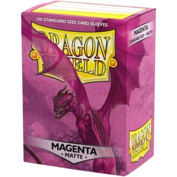 Dragon Shield - 100 Protège cartes - Sleeves - Standard Matte - Magenta