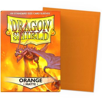 Dragon Shield - 100 Protège cartes - Sleeves - Standard Matte - Orange