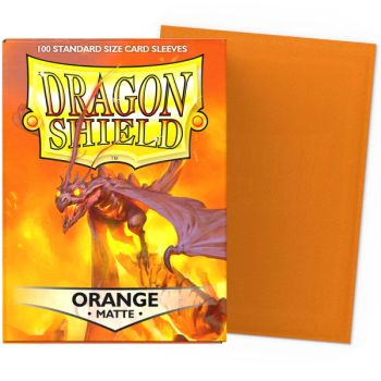 Dragon Shield - 100 Protège cartes - Sleeves - Standard Matte - Orange