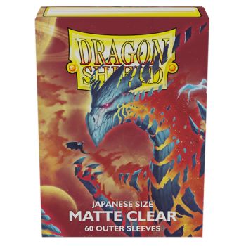 photo Dragon Shield - 60 Protège cartes - Sleeves - Mini Outer Matte - Transparent