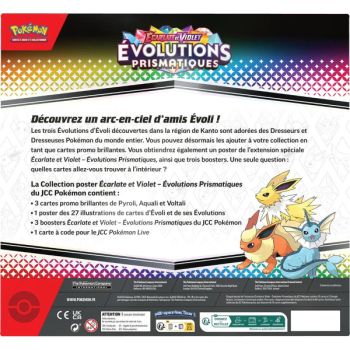Evolutions Prismatiques - Coffret Collection Poster - Pokémon - FR -  [SV8.5][EV8.5]