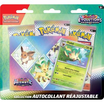 Evolutions Prismatiques - Tripack Aléatoire Nymphali/Givrali/Phyllalli Collection Autocollant- Pokémon - FR -  [SV8.5][EV8.5]
