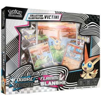 Foudre Noire & Flamme Blanche - Coffret Illustration Victini - Pokémon - FR - [SV10.5][EV10.5]