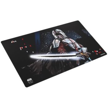 photo Gamegenic - Playmat - Star Wars Unlimited - Mandalorian Black Saber Game Mat