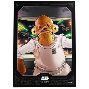 Gamegenic - Protège Cartes - Sleeves - Star Wars Unlimited - Admiral Ackbar