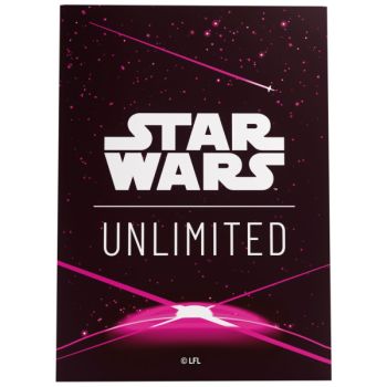 Gamegenic - Protège Cartes - Sleeves - Star Wars Unlimited - Card Back Magenta