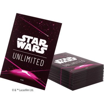 Gamegenic - Protège Cartes - Sleeves - Star Wars Unlimited - Card Back Magenta