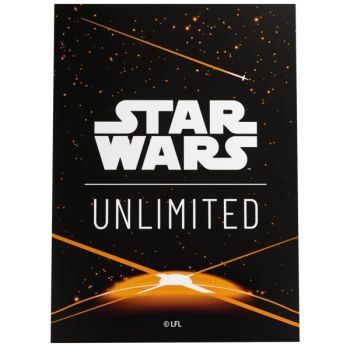 Gamegenic - Protège Cartes - Sleeves - Star Wars Unlimited - Card Back Orange
