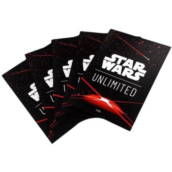 Gamegenic - Protège Cartes - Sleeves - Star Wars Unlimited - Space Red