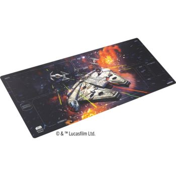 photo Gamegenic - Xtra Playmat - Star Wars Unlimited - Millenium Falcon - Tapis de Jeu
