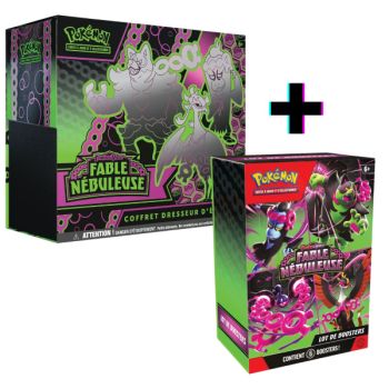 photo Lot de 1 Bundle + 1 Coffret Dresseur d'Elite Fable Nébuleuse - Pokémon - FR - [SV6.5][EV6.5]
