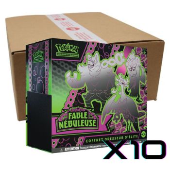 photo Case scellée de 10 ETB Fable Nébuleuse - Coffret Dresseur d'Elite - Pokémon - FR -  [SV6.5][EV6.5]