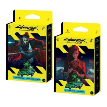 Lot de 2 Decks Beta - The Heist & Embracing Power - EN - Cyberpunk TCG