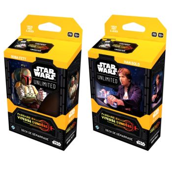photo Lot de 2 decks de démarrage - Passage en Vitesse Lumière - FR - Star Wars Unlimited - SWU4