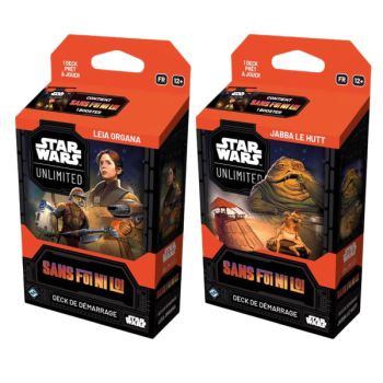 Lot de 2 decks de démarrage - Sans Foi Ni Loi - FR - Star Wars Unlimited - SWU7