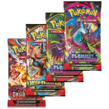 Lot de 2 Pokebox - Méga-Dracaufeu X et Méga-Dracaufeu Y - FR - Pokémon