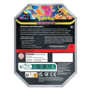 Lot de 2 Pokebox - Méga-Dracaufeu X et Méga-Dracaufeu Y - FR - Pokémon