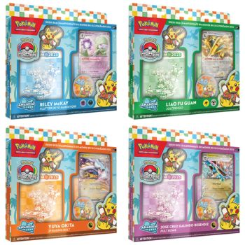 Lot de 4 Decks Des Championnats du Monde 2025 - Pokémon - FR