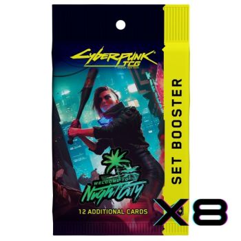 Lot de 8 Boosters Welcome to Night City - FR - Cyberpunk TCG - Set 1